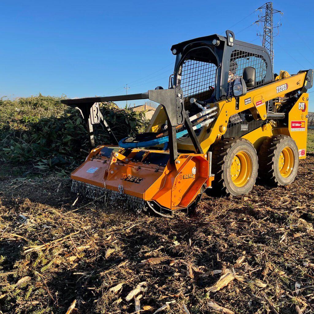 skid loader mulcher